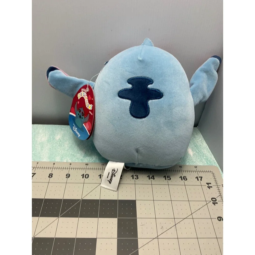 Squishmallows Disney Stitch Plush‎ Toy Heart Sunglasses 7 Inch New With Tags